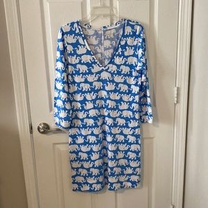 Lilly Pulitzer Elephant Print Dress
